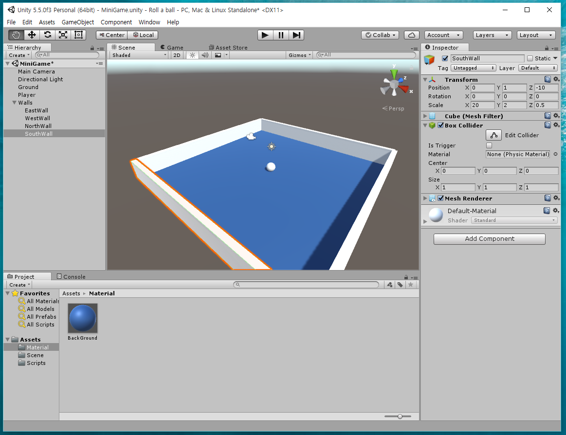 LucidCode's Unity Development Unity 5 Making walls