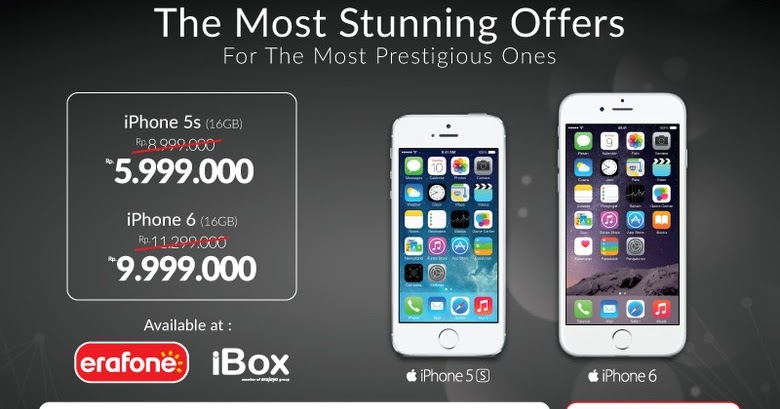 Harga Iphone Akhir Tahun Erafone Dan Ibox Turun