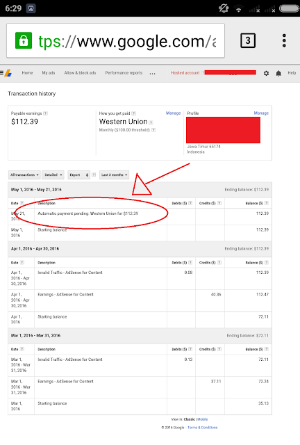 Don't Worry Jika Muncul "Automatic Payment Pending" Di Google Adsense