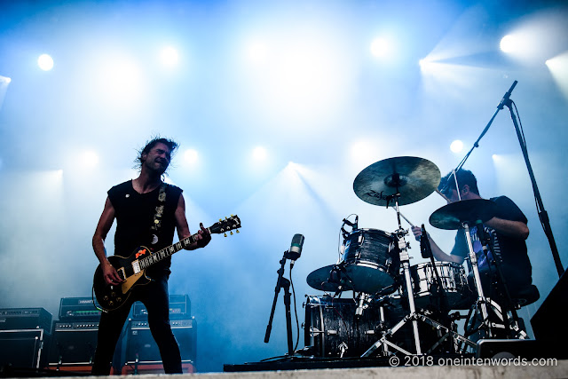Japandroids on the Garrison Stage at Field Trip 2018 on June 3, 2018 Photo by John Ordean at One In Ten Words oneintenwords.com toronto indie alternative live music blog concert photography pictures photos