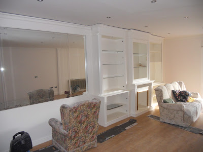 Proyecto Tacuapí: Lacado del mueble del salón.