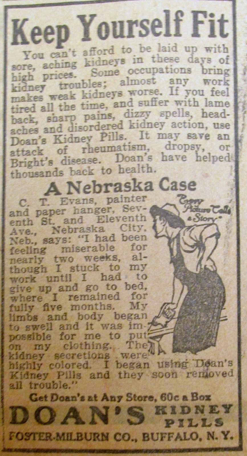 Sutton Nebraska Museum 1919 Newspaper Ads