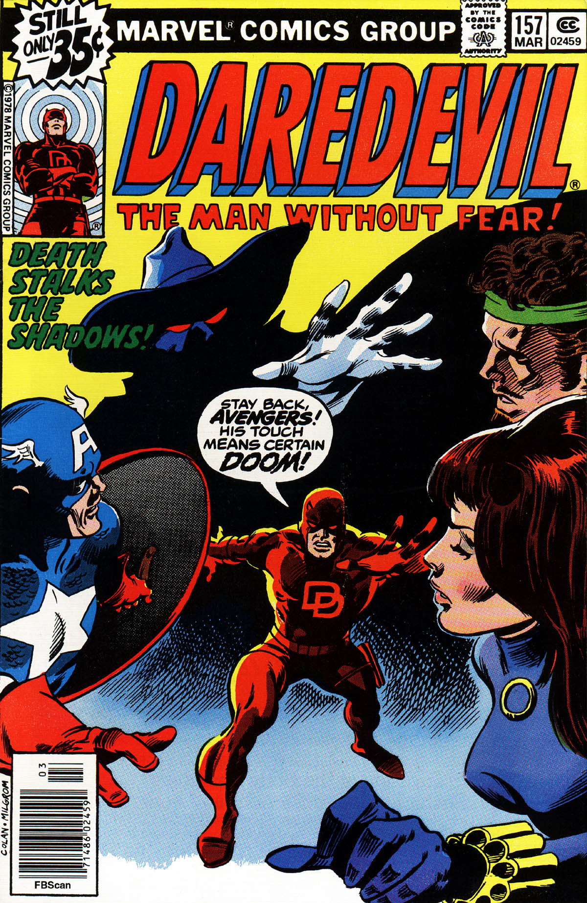 Read online Daredevil (1964) comic -  Issue #157 - 1