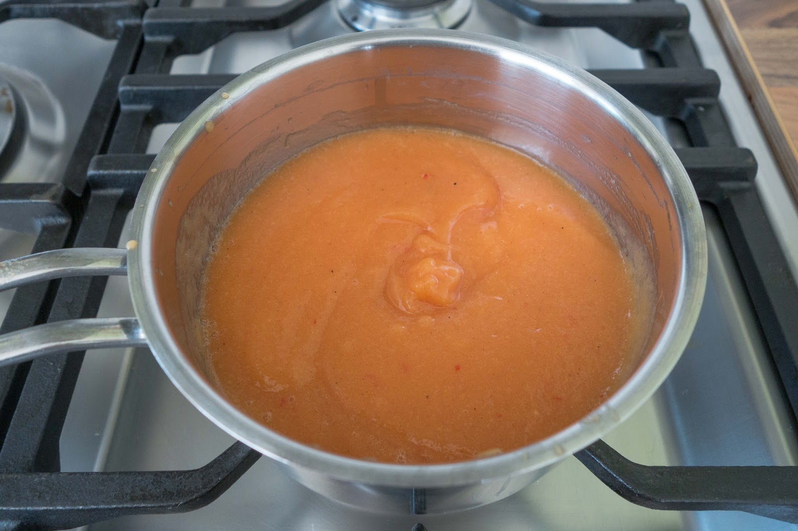 Papaya sauce for an English barbecue Margot's Kitchen