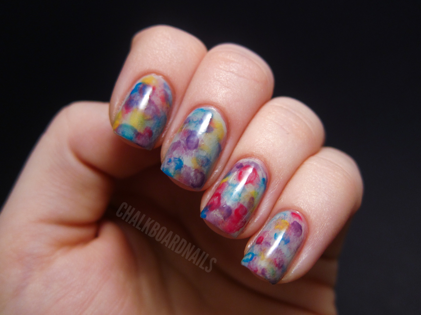 10. Watercolor Nail Art Vinyl Stickers - 3 Sheets - wide 9