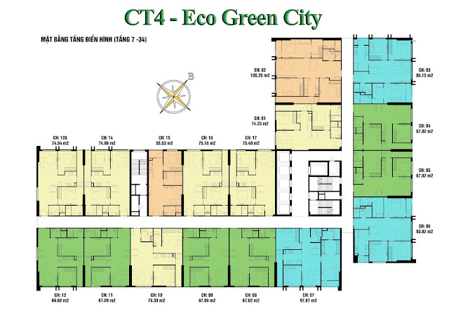mat bang ct4 chung cu eco green city