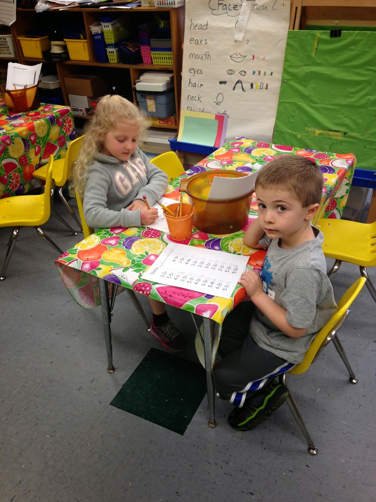 Pine Glen Room 101: Math facts quiz tomorrow