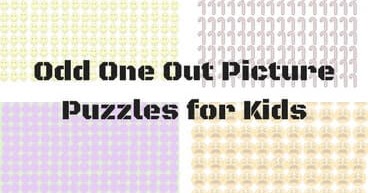 Odd One Out Picture Puzzles for Kids With Answers - Fun With Puzzles