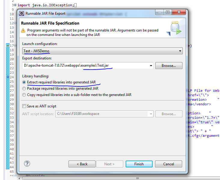 Java Code and Solutions Java  Start Bundling jars/configuration