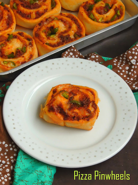 Fusion Pizza pinwheels, Soyakheema Pinwheels