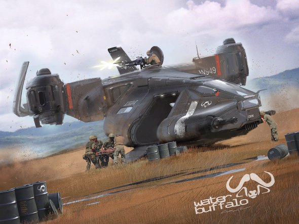 Colie Wertz artstation arte ilustrações ficção científica naves espaciais máquinas de guerra veículos robôs