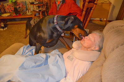 by invitation: Duchess kisses Katie Photo by Trisha Field