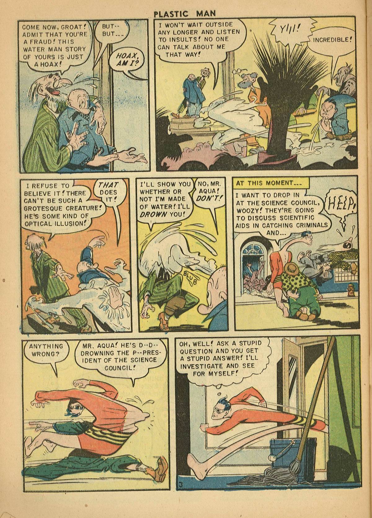 Read online Plastic Man (1943) comic -  Issue #44 - 28