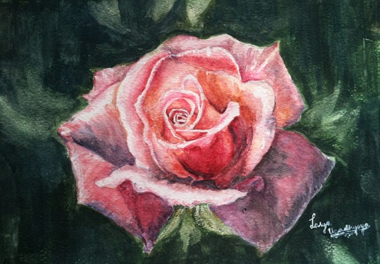 Rosy Blush, painting by Lasya Upadhyaya (part of her portfolio on www.indiaart.com) Rosy Blush, painting by Lasya Upadhyaya (part of her portfolio on www.indiaart.com)
