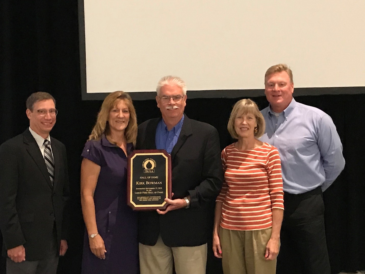The Global Miller Afia Inducts Kirk Bowman Into Liquid Feed Hall Of Fame
