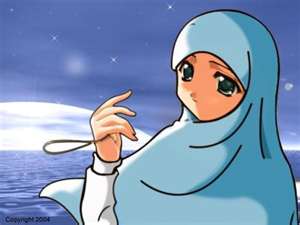 Kumpulan Gambar Kartun Akhwat Wanita Muslimah Cantik, Lucu dan Unik