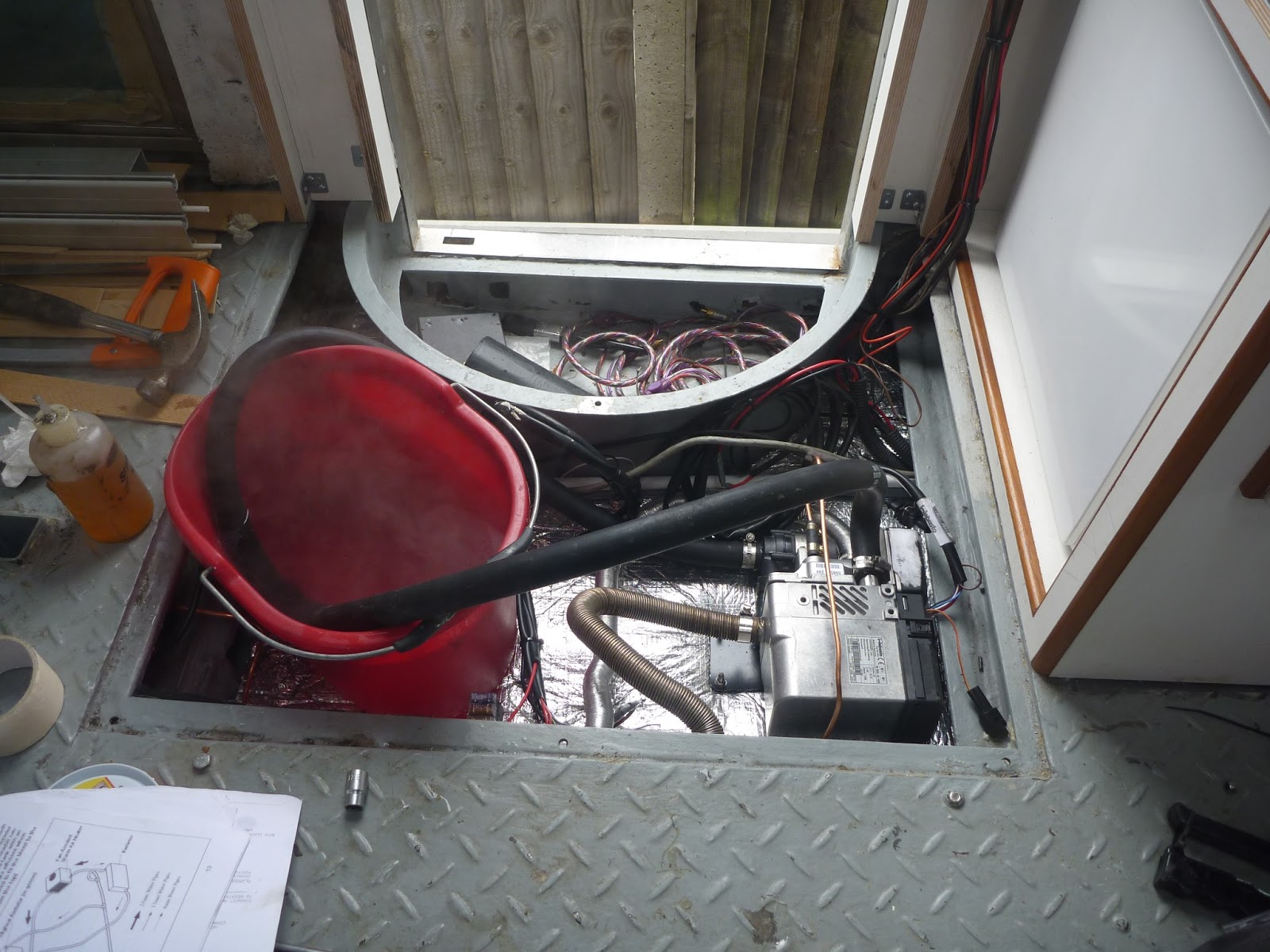 JIM THE TRUCK: Webasto Water Heater Installation