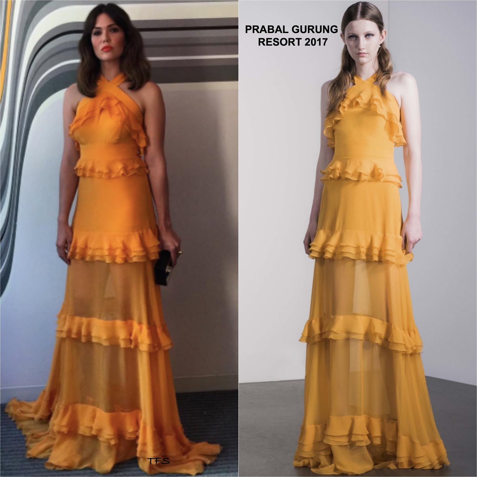 Mandy Moore In Prabal Gurung At The 68th Primetime Emmy Awards