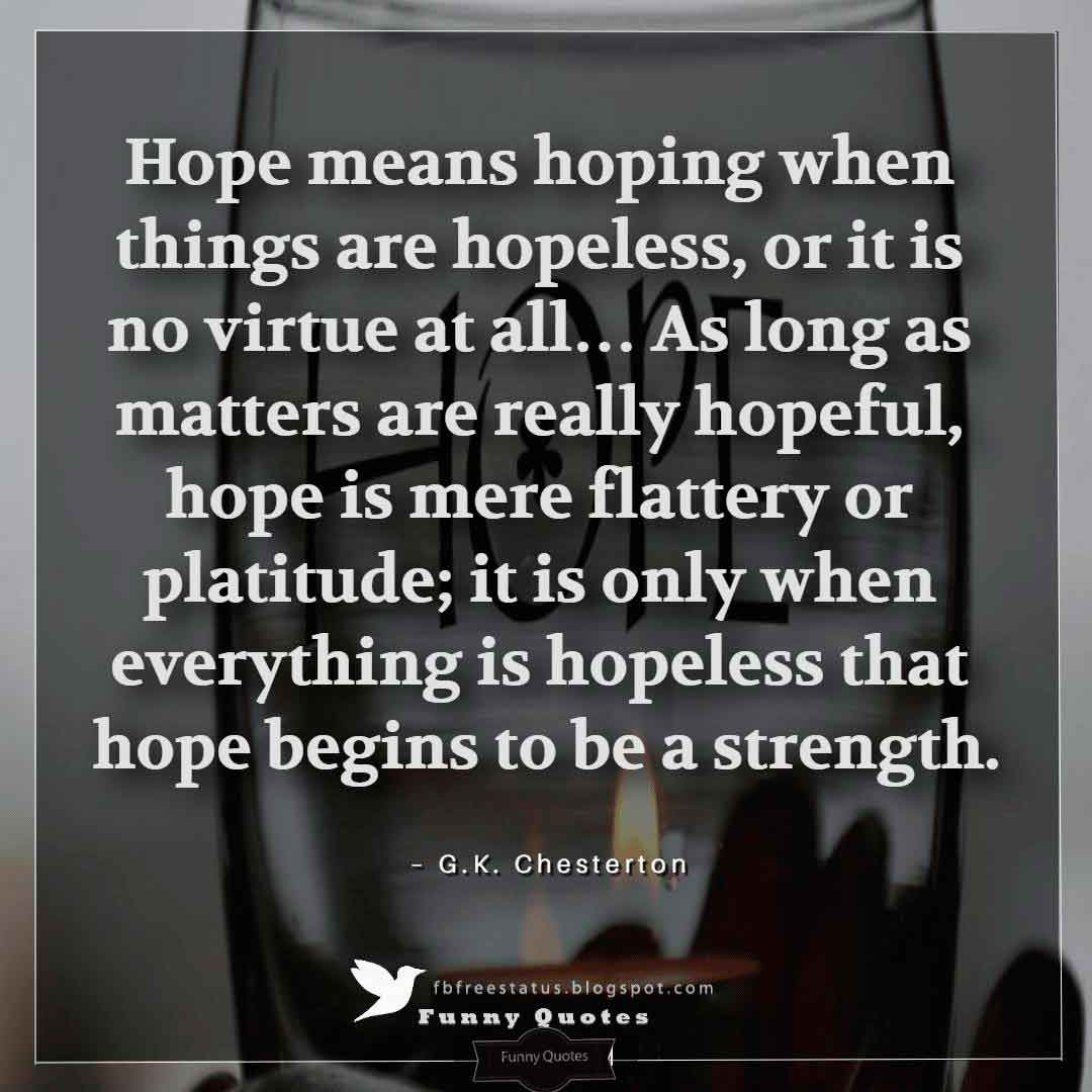 Hope Quotes and Hope Saying with Images & Pictures