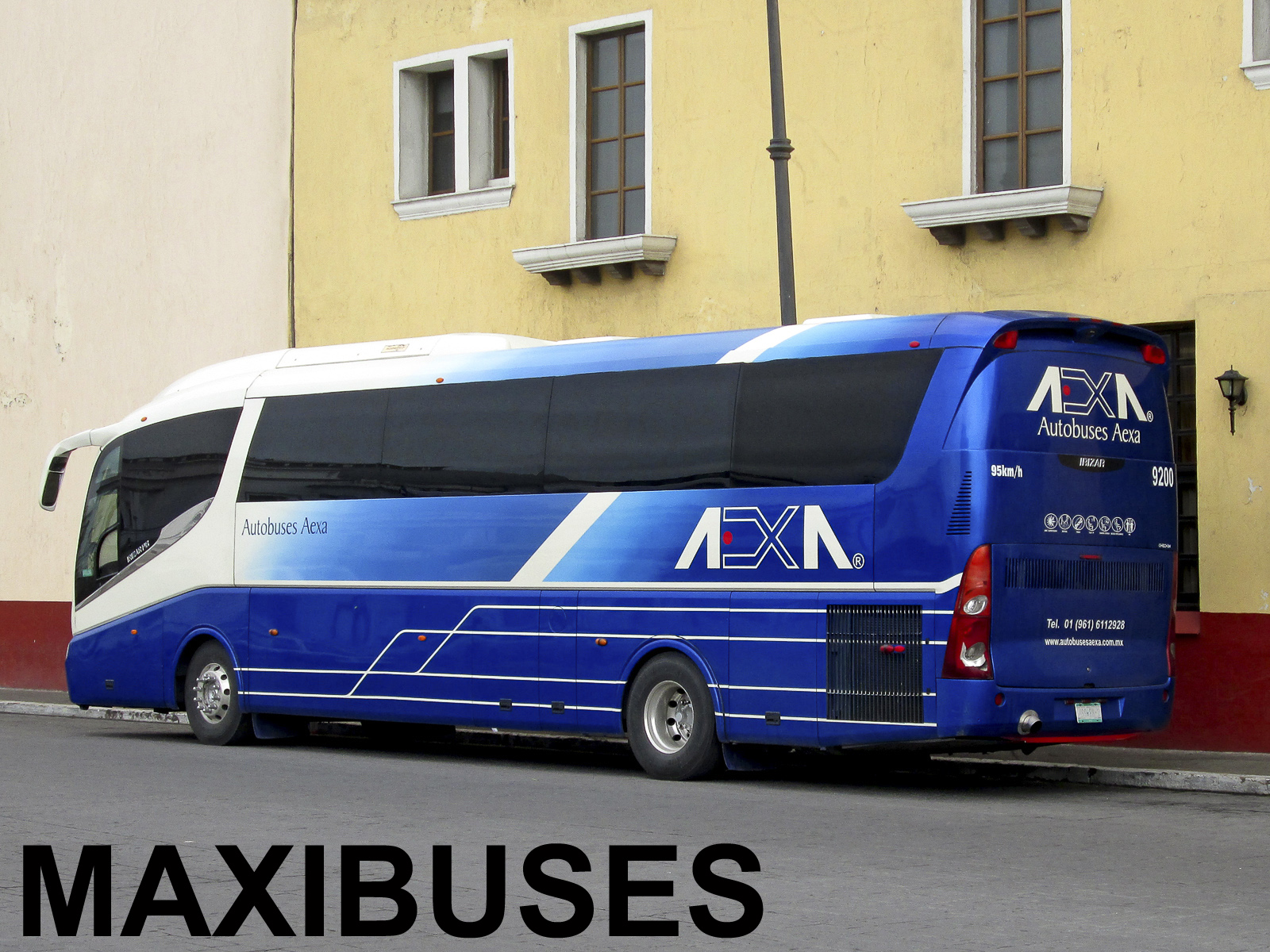 MAXIBUSES: AUTOBUSES EXPRESO AZUL, AEXA - DIVISIÓN TURÍSTICA (TURISMO)