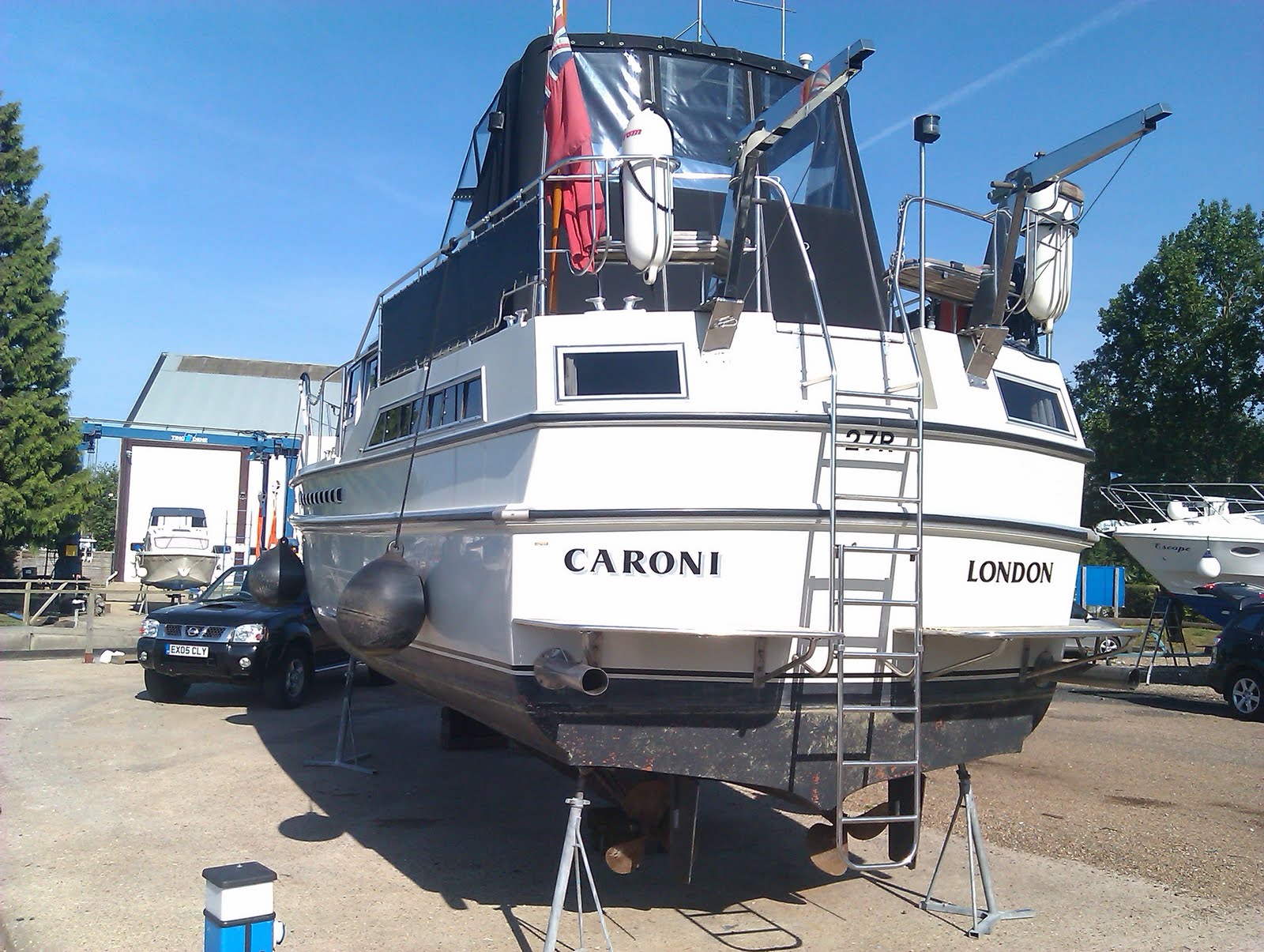 UK Marine Surveyor based in Preveza Greece. Broom Crown 37