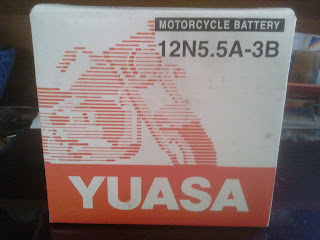 Battery Yamaha RD125A 1974 - 12V 5.5Ah