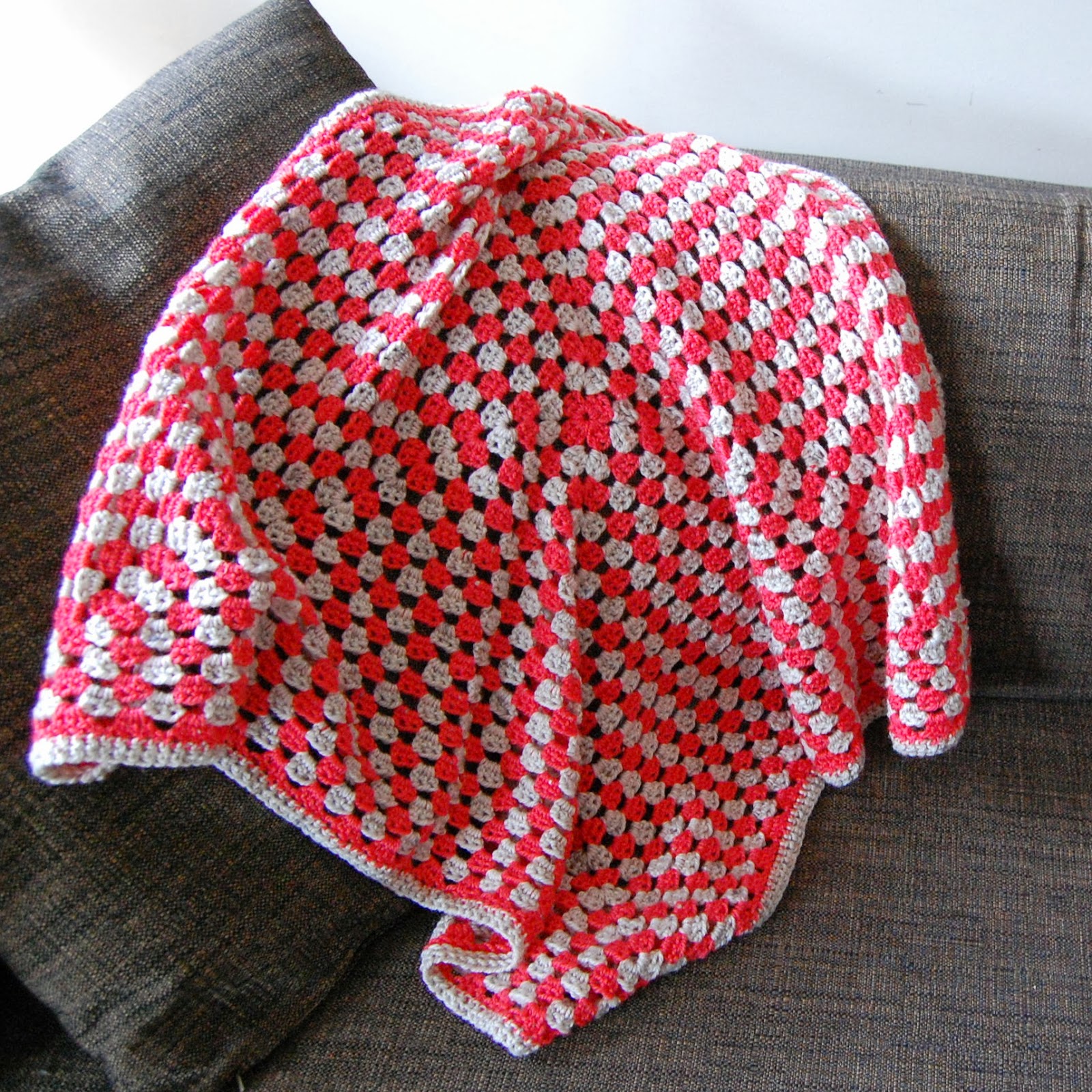 A Huge Granny Square Baby Blanket Yellow Dandy