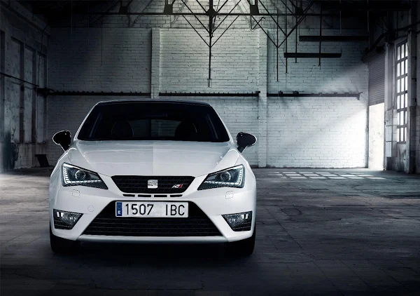 The New Seat Ibiza Cupra front