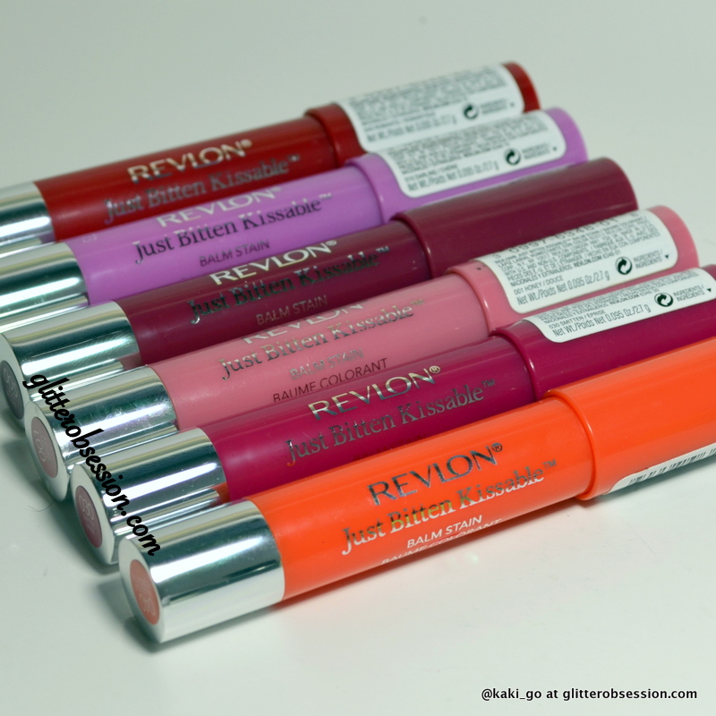 glitter obsession Revlon Just Bitten Kissable Balm Stains