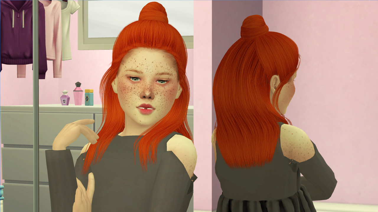 ADE DURHAM HAIR KIDS AND TODDLERS VERSION REDHEADSIMS CC