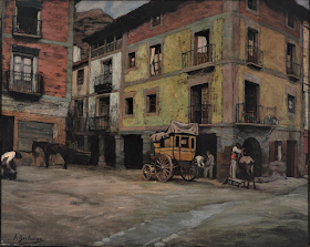 Paisaje de Nájera: Cuadro de Ignacio Zuloaga en 1916