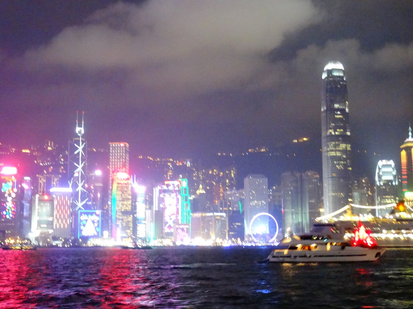 The Image Makes Me Happy 香港百万ドルの夜景はxmasは一千万ドル 年末香港 シンガポール旅行記