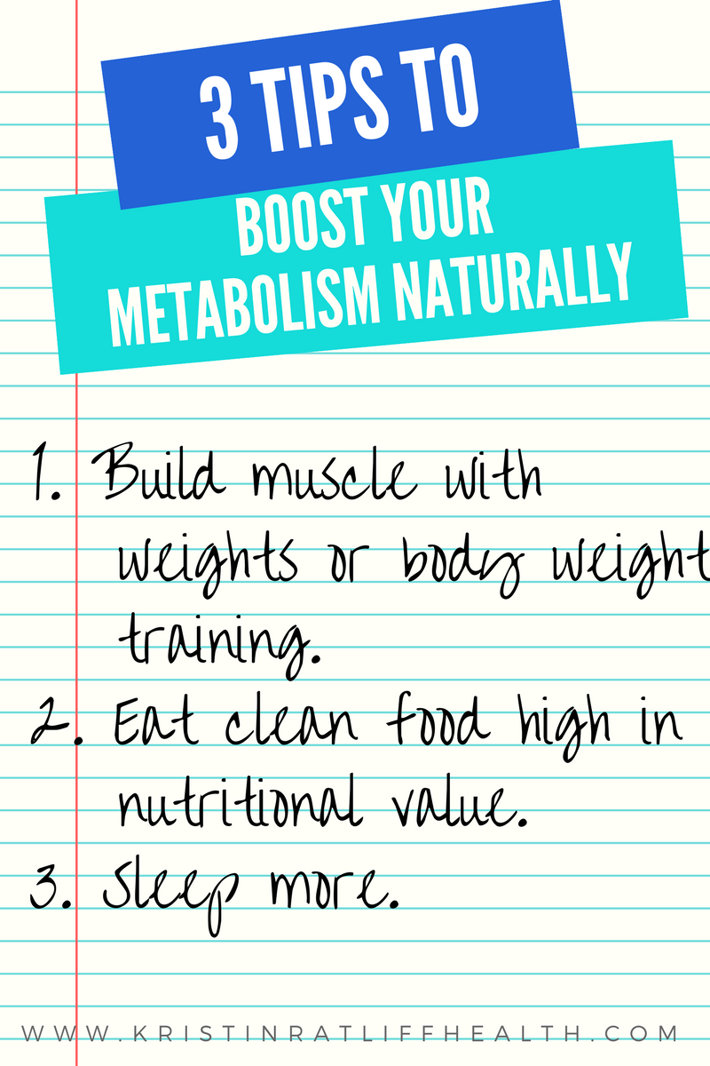 Prescription for Health How to Naturally Boost Metabolism
