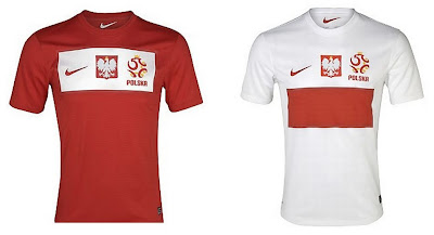 Poland Home+Away Euro 2012 Kits (Nike)