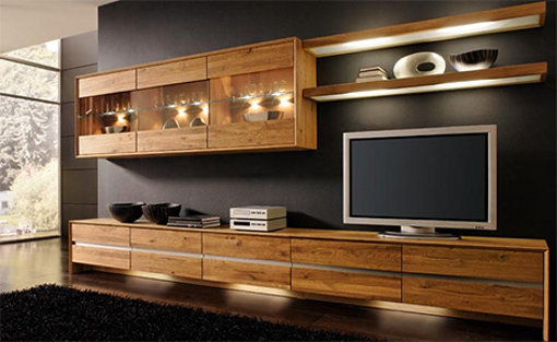 22+ Penting Furniture TV Design Wood Moderne