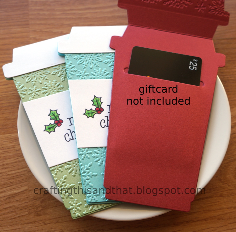 coffee cup shaped cards