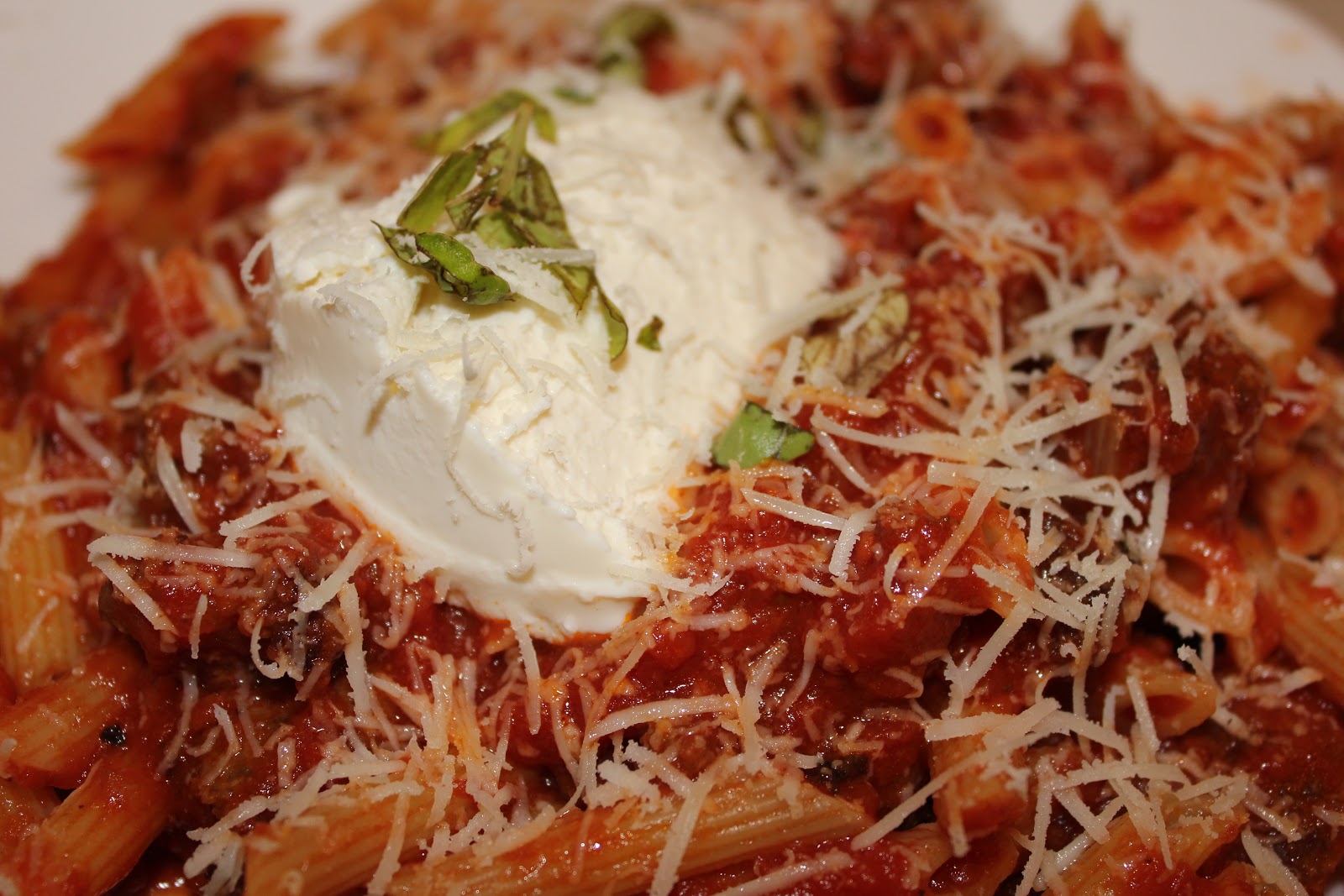 And Carter Makes Three Pork Bolognese with Ricotta