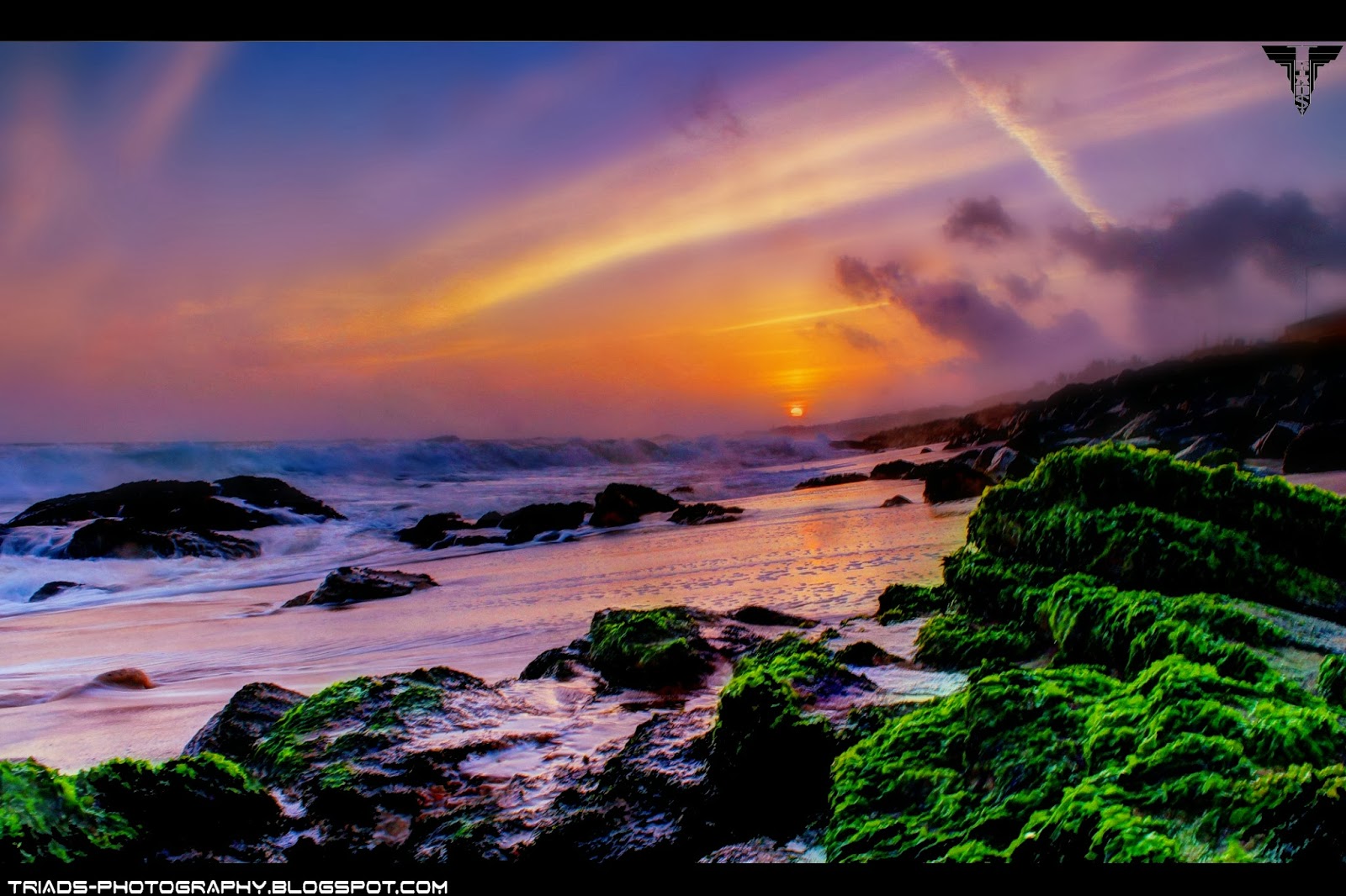 Triads Photography HDR Sunset from Kanyakumari Triads Photography HDR Sunset from Kanyakumari