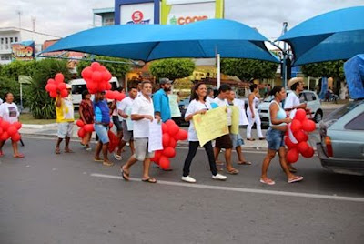Caps de  Delmiro Gouveia promove passeata no Dia de Luta Antimanicomial.