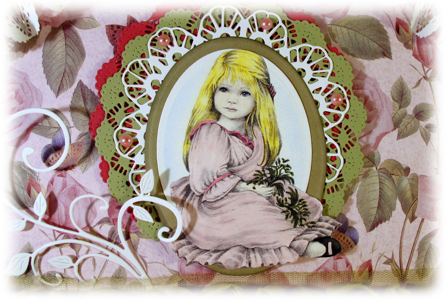 DAR'S CRAFTY CREATIONS Vintage Canvas Wall Hanging