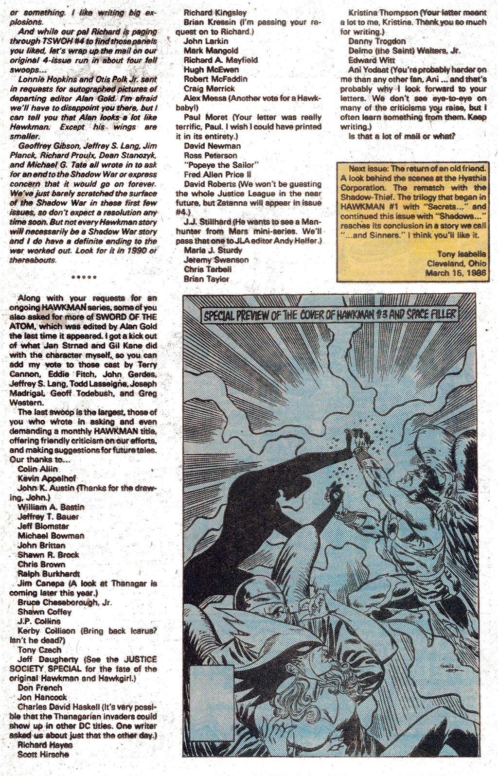 Read online Hawkman (1986) comic -  Issue #2 - 26