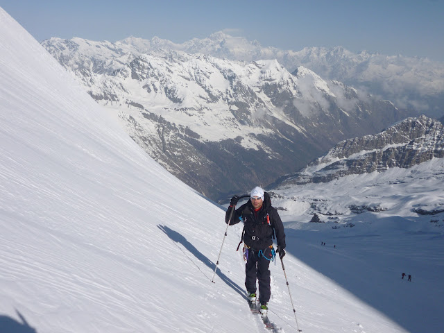 Esqui de montaña:Valle de Aosta,Gran Paradiso (461m)