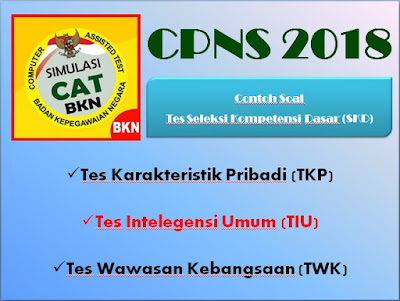 Contoh Soal Tes Intelegensi Umum CPNS 2018 https://www.munawirsuprayogi.com/2018/10/contoh-soal-tes-intelegensi-umum-cpns2018.html