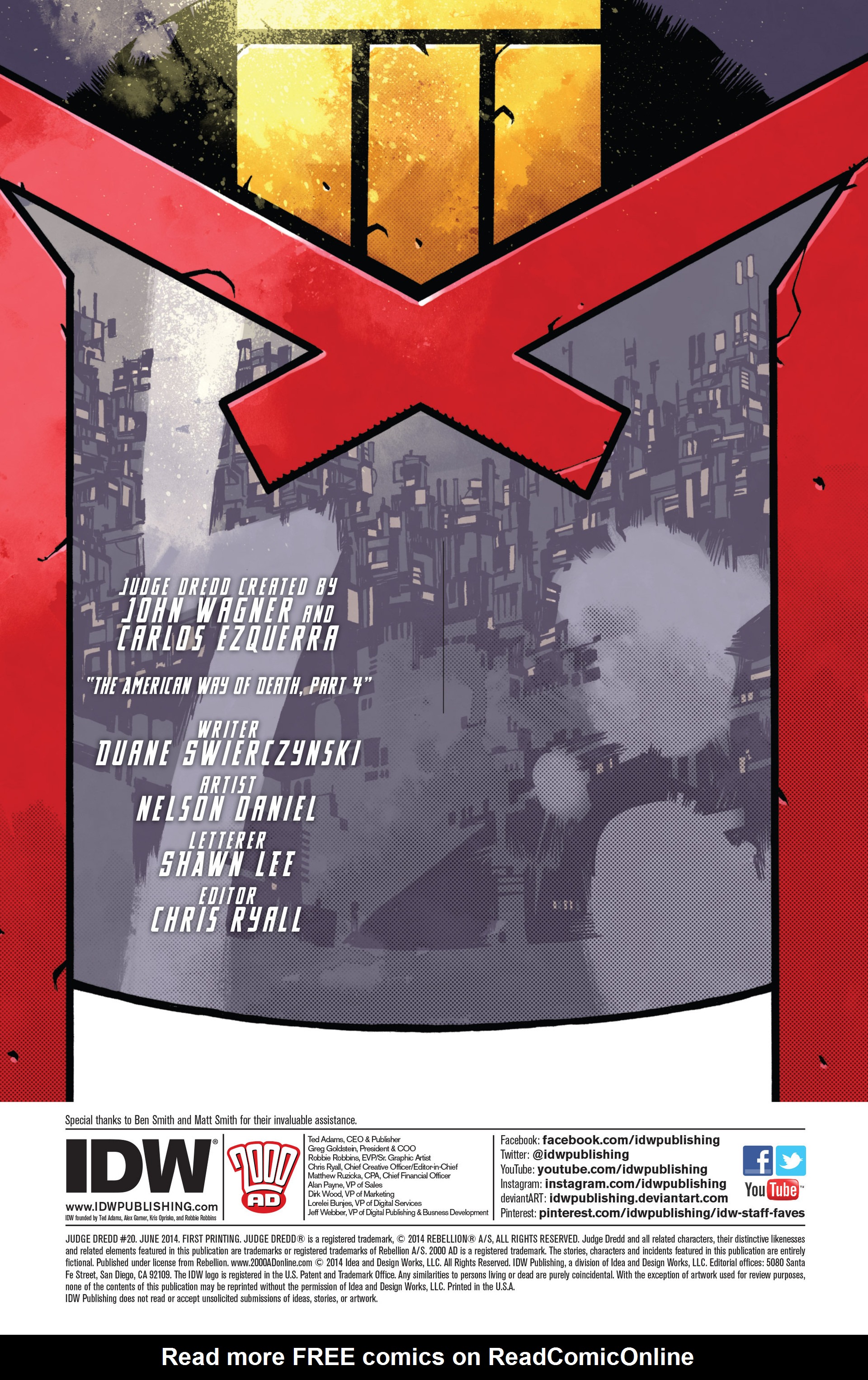 Read online Judge Dredd (2012) comic -  Issue #20 - 2