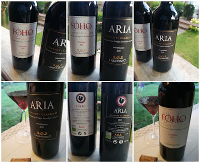 vini borgo casa al vento aRia e Foho chianti classico