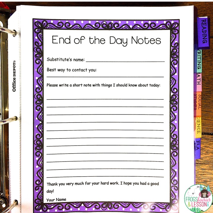 Frogs, Fairies, and Lesson Plans Ten Pages You Should Have in Your