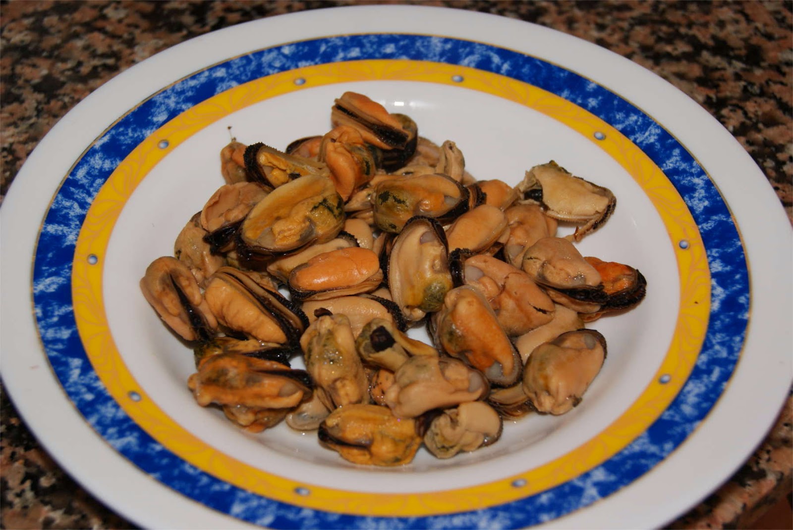 Mejillones con pimientos ¡Qué rico!