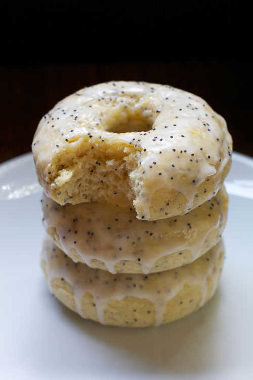 A Less Processed Life What's Baking Baked Lemon Poppy Seed Donuts