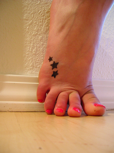small tattoos for women on foot.  whimsical ladybug tattoos for music which leads Hearttattoosonfoot