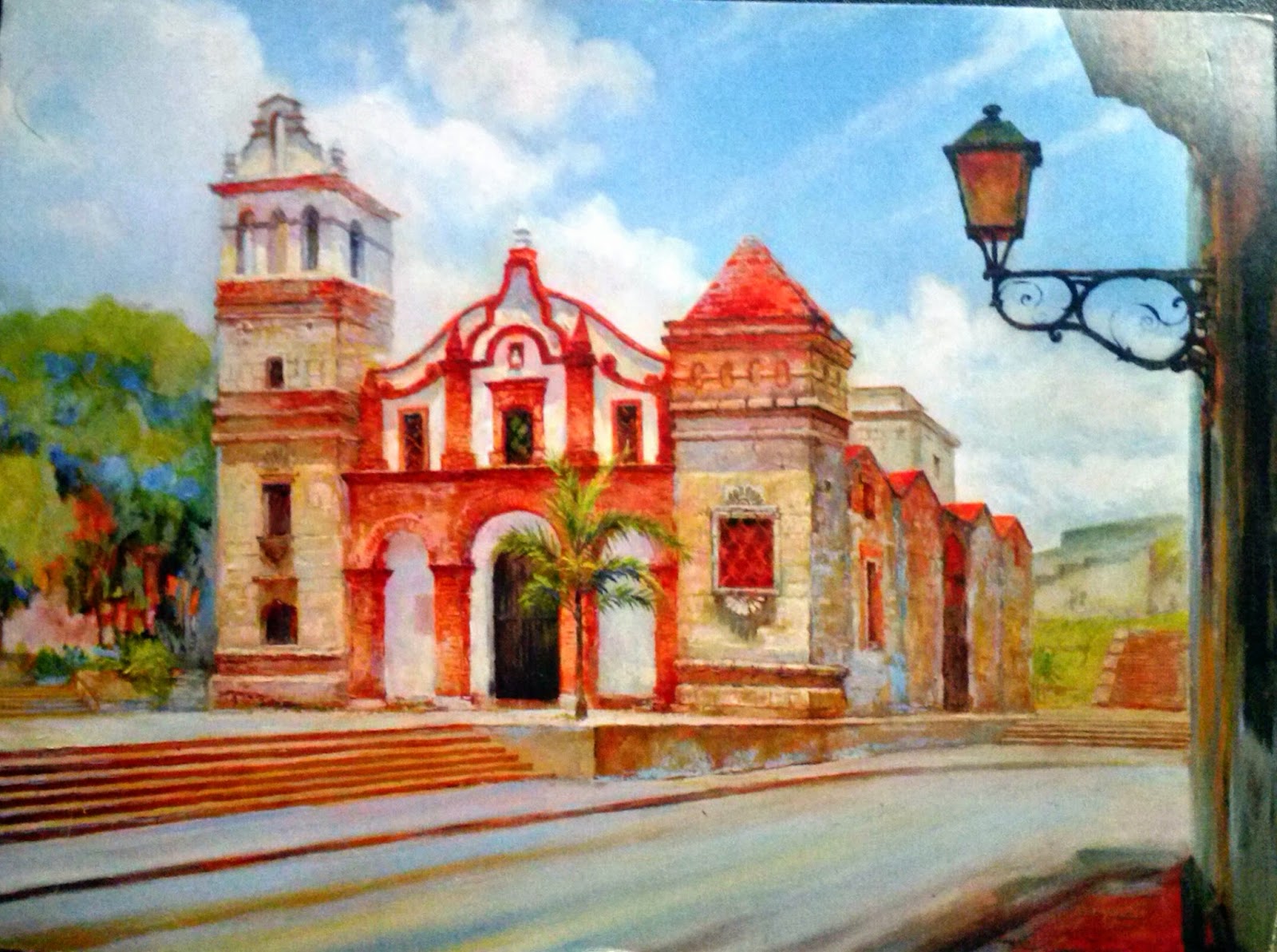 Mi Colección de Tarjetas Postales: Iglesia de Santa Bárbara - República